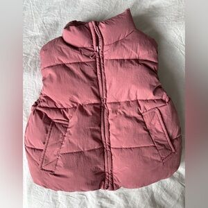 Zara Kids Dusty Pink Puffer Jacket